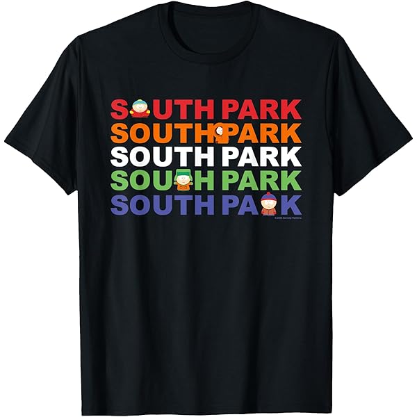 サウスパークＴシャツ　ケニーとカートマン Amazon | South Park メンズ ロゴシャツ - Cartman、Kenny、Kyle
